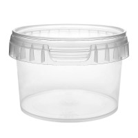 280 ML CLEAR TAMPER EVIDENT TUB and LID